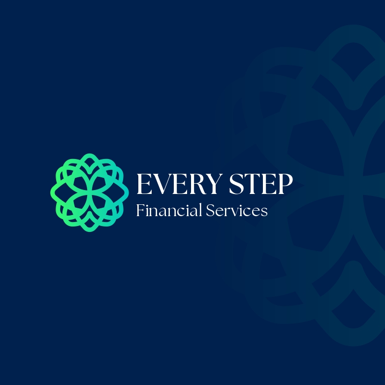 every step logo blue